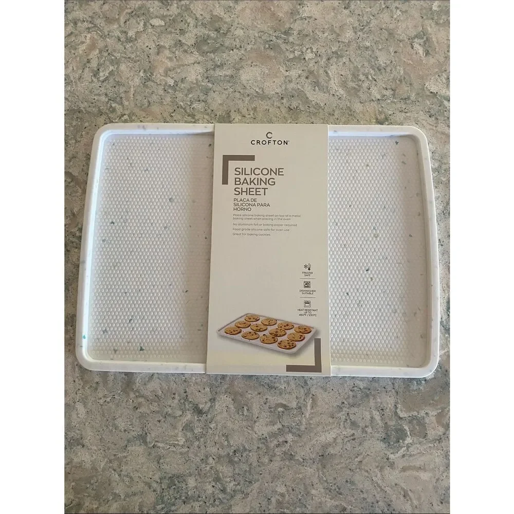 Crofton White Silicone Baking Sheet - Nonstick Baking Mat